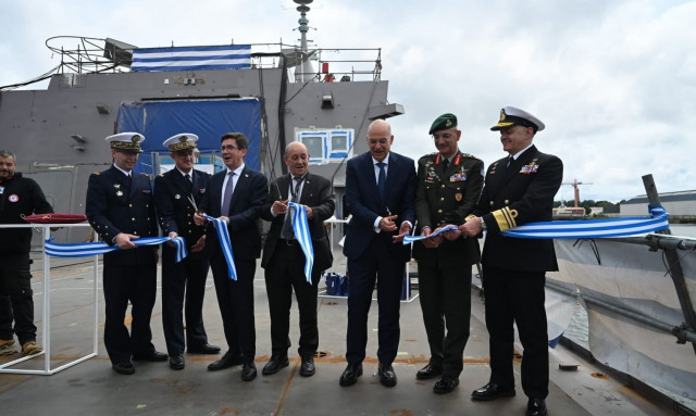 Καθέλκυση φρεγάτας «Φορμίων»: «Έχουμε σχεδόν ολοκληρώσει τις διαπραγματεύσεις για την 4η FDI»