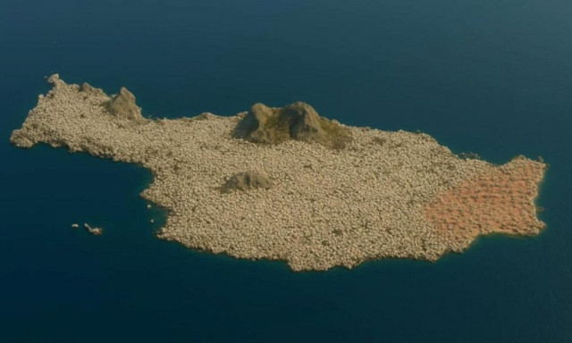 Η φωτογραφία που έγινε viral: Πώς θα ήταν η Κρήτη με 7.812.923 αιγοπρόβατα