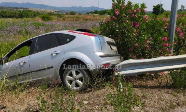 Φθιώτιδα: Εκτροπή αυτοκινήτου με δύο τραυματίες - Σοβαρά ο οδηγός
