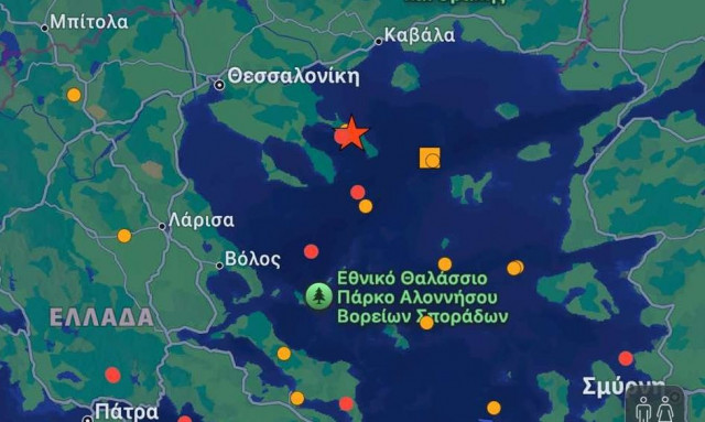 Ισχυρός σεισμός 5,3 Ρίχτερ στη Χαλκιδική - Αισθητός στη Βόρεια Ελλάδα