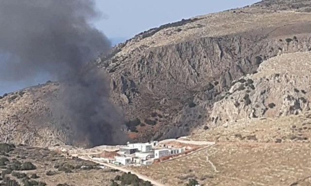 Φωτιά στην Ύδρα: Καίει στον χώρο εναπόθεσης απορριμμάτων – Τοξικός καπνός στον αέρα