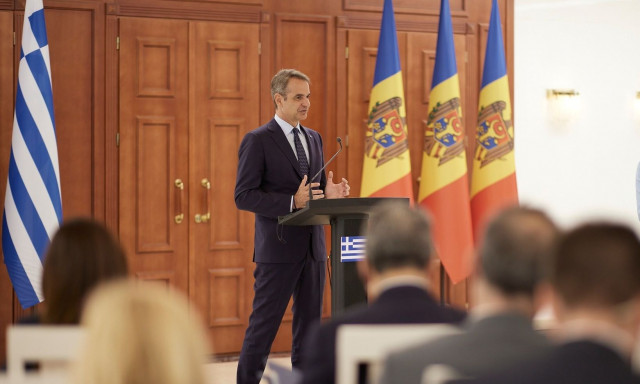 Μητσοτάκης από Μολδαβία: Συνεργασία για ενέργεια, οικονομία και ευρωπαϊκή προοπτική