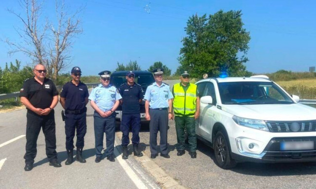 Έλληνες αστυνομικοί περιπολούν στα σύνορα Βουλγαρίας-Τουρκίας