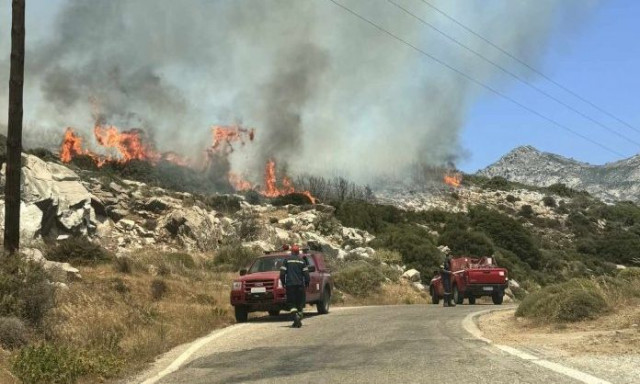 Φωτιά στη Νάξο