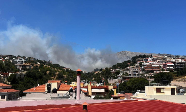 Χίος: Φωτιά τώρα στην περιοχή Κοφινά - Επιχειρούν εναέρια μέσα - Μηνύματα του 112 για εκκενώσεις