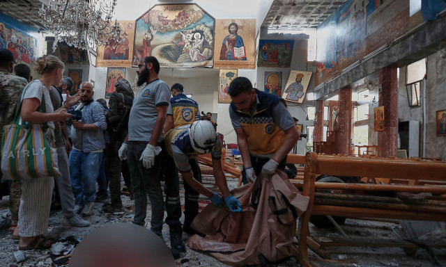 Συρία: Τζιχαντιστές ανέλαβαν την ευθύνη για τη φονική επίθεση αυτοκτονίας στην Ορθόδοξη Εκκλησία