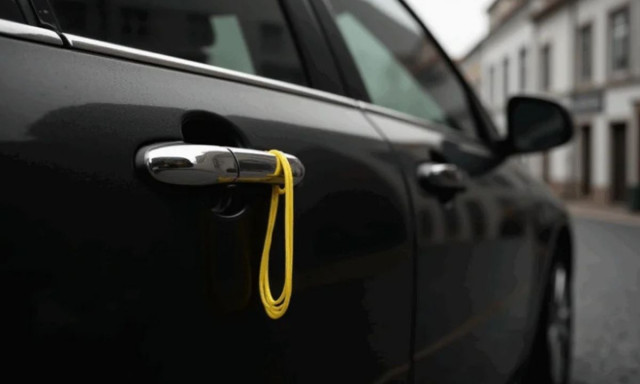 Είδατε ένα λαστιχάκι κολλημένο στο χερούλι της πόρτας του αυτοκινήτου σας; Τι μπορεί να σημαίνει