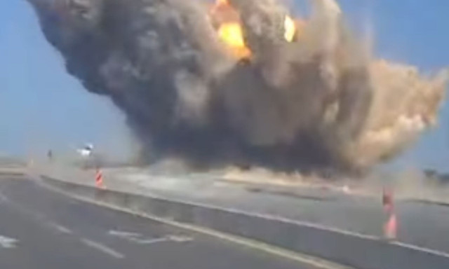 Πυραυλική επίθεση στην πόλη Ασντόντ: Νέο συγκλονιστικό βίντεο - «Πνίγηκε» από καπνούς η περιοχή