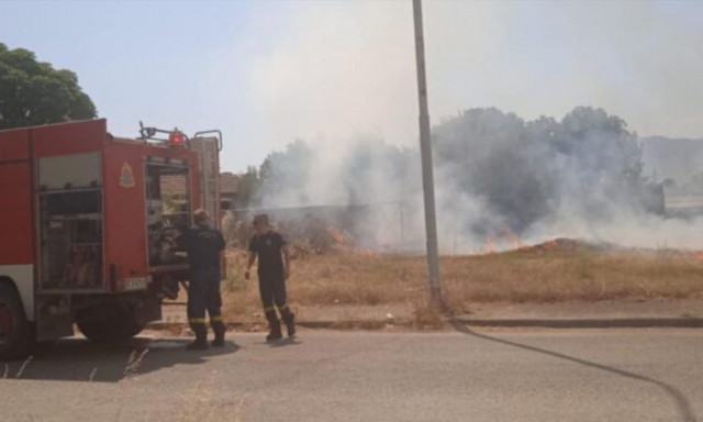 Φωτιά έξω από τη Λάρισα: Απειλήθηκαν κατοικίες – Στο σημείο ισχυρές δυνάμεις της Πυροσβεστικής