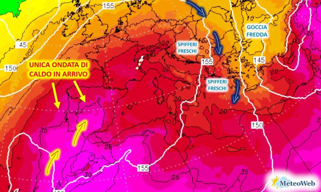 Καιρός: «Βουτάει» η θερμοκρασία - Τι βλέπουν οι Ιταλοί μετεωρολόγοι για την Ελλάδα μετά τον καύσωνα