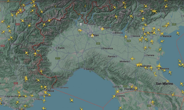 Ιταλία:  Βλάβη στο σύστημα ραντάρ των αεροδρομίων έχει καθηλώσει χιλιάδες αεροπλάνα στο έδαφος