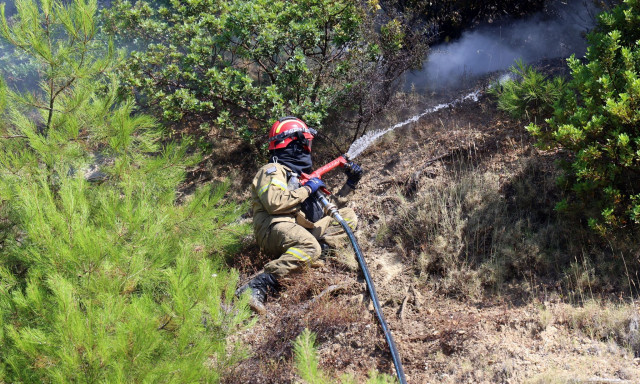 Φωτιά στο Τατόι - Καίει κοντά στο αεροδρόμιο