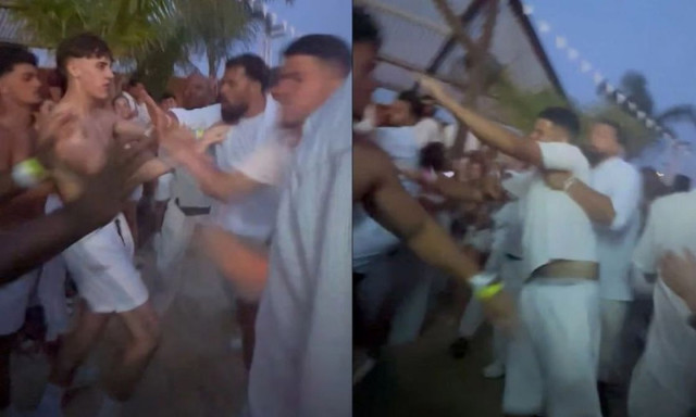 Ζάκυνθος: Άγριο ξύλο Άγγλων τουριστών σε πάρτι - Σκηνές χάους με μπουνιές, κλωτσιές και κουβάδες