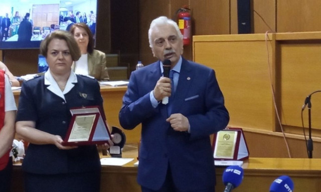 Ο Πρόεδρος του Ελληνικού Ερυθρού Σταυρού ετιμήθη από την Διοίκηση του Εφετείου Αθηνών