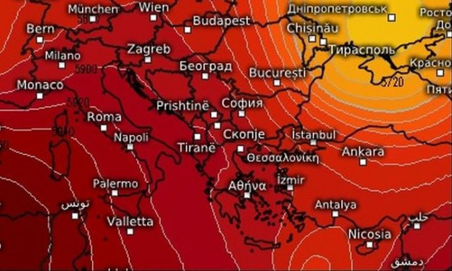 Καιρός: Προγνωστικό μοντέλο δείχνει... 50 βαθμούς στη Μεσόγειο - Πότε έρχεται ο θερμικός πυρήνας