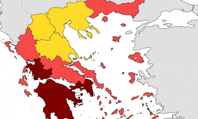 Καιρός: Συναγερμός πολλών... μποφόρ - Τι είναι το πυρομετεωρολογικό δυναμικό; Αναλυτικοί χάρτες