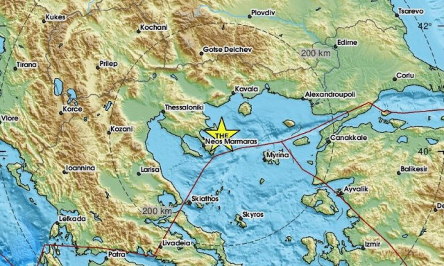 Σεισμός στο Άγιον Όρος