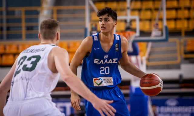 Eurobasket U20: Σαρωτική η Εθνική Νέων Ανδρών στην πρεμιέρα με τη Λιθουανία