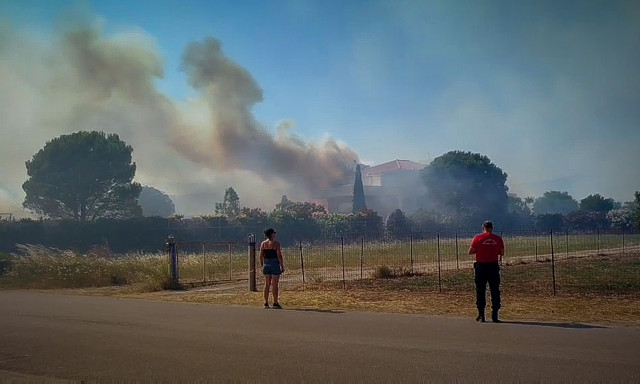 Φωτιά Εύβοια: Οριοθετήθηκε η πυρκαγιά στο Αλιβέρι - Χωρίς ενεργό μέτωπο