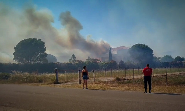 Εύβοια: Αφέθηκε ελεύθερος ο άνδρας για τη μεγάλη φωτιά στο Αλιβέρι