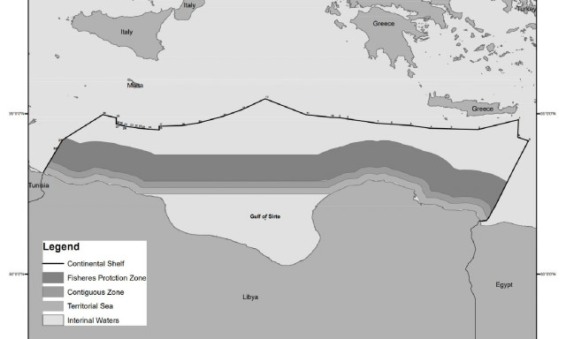 Ακραία πρόκληση: Η Λιβύη κατέθεσε χάρτη με εξωτερικά όρια υφαλοκρηπίδας που φτάνουν στην Κρήτη