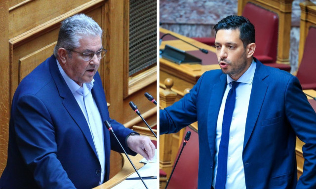 Σκληρή κόντρα Κουτσούμπα - Κυρανάκη για τη σύγκρουση ΙΧ με συρμό