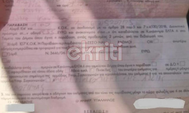 Κρήτη: Κλήση για κράνος σε οδηγό αυτοκινήτου - Δεν μπορεί να τη σβήσει