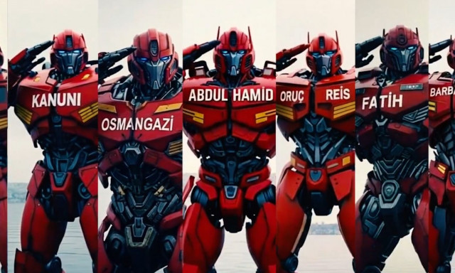 Νέα επίπεδα... κιτς φτάνει η Τουρκία - Δημοσίευσαν βίντεο με τα γεωτρύπανα ως... Transformers