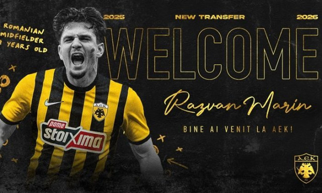 ΑΕΚ: Ανακοίνωσε τη σημαντική μεταγραφή του Ράζβαν Μάριν