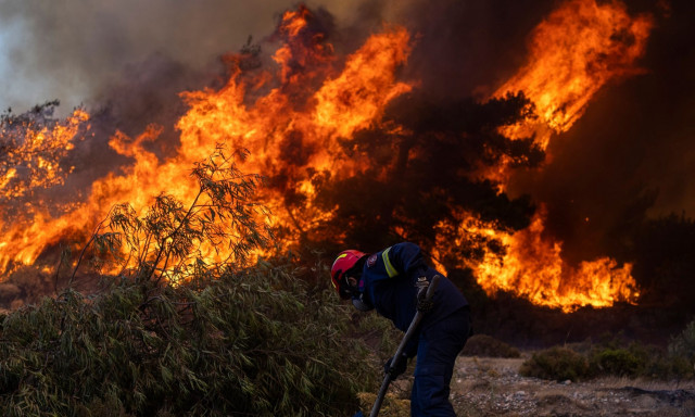 Φωτιά τώρα στην Αλεξανδρούπολη - Επιχειρούν και εναέρια μέσα