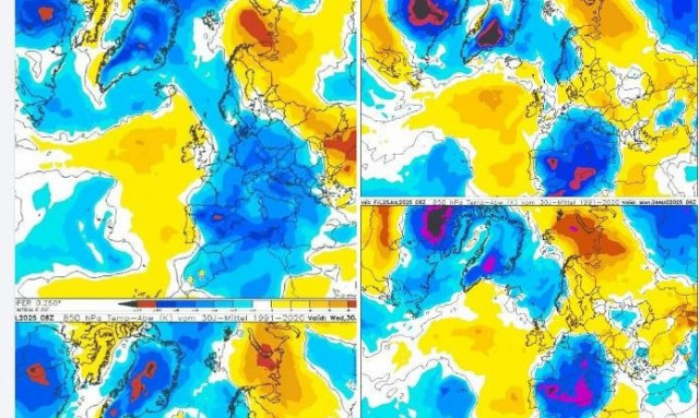 Ιταλοί μετεωρολόγοι: Αδιανόητο σενάριο του αμερικανικού μοντέλου GFS για το πρώτο 10ήμερο Αυγούστου