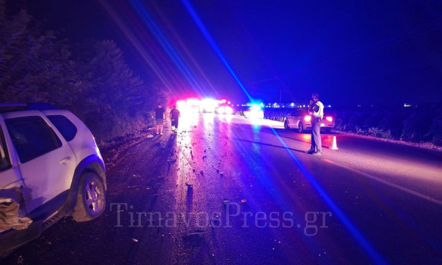 Λάρισα: Τροχαίο στον Τύρναβο – Οδηγός ανασύρθηκε χωρίς τις αισθήσεις του