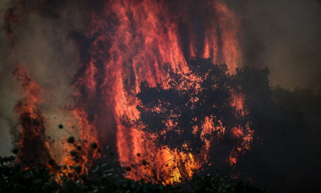 Οι καπνοί από την πυρκαγιά στα Κύθηρα κοντεύουν να φτάσουν στην Αφρική - Bίντεο από δορυφόρο
