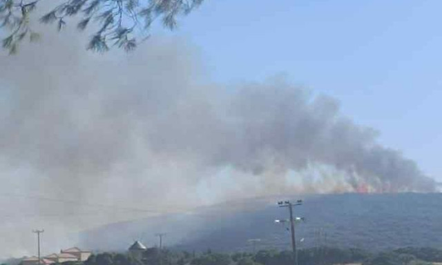 Φωτιά στα Κύθηρα: Άνιση μάχη με τις φλόγες λόγω των ισχυρών ανέμων - Ακόμη μια νύχτα αγωνίας