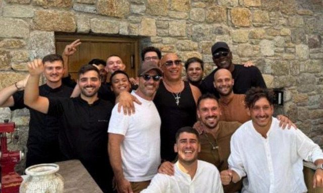 Ο Μάικλ Τζόρνταν έφαγε με τον Βιν Ντίζελ σε γνωστό εστιατόριο στη Μύκονο