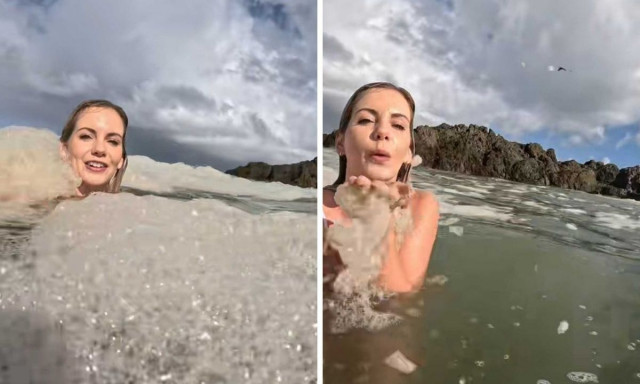 Σάλος με influencer που βούτηξε σε... λύματα: Απαντά πως «το δέρμα μου λάμπει περισσότερο»