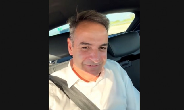 Ο Κυριάκος Μητσοτάκης στο TikTok για τον αυτοκινητόδρομο Πάτρα - Πύργος