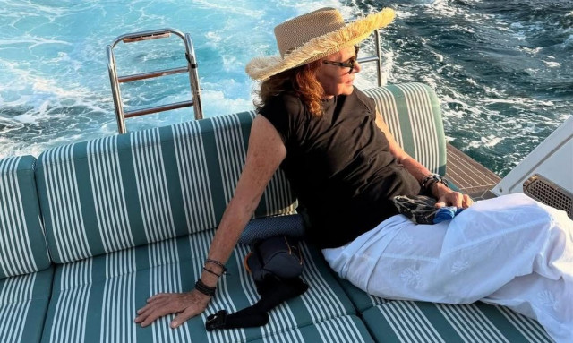 Η Diane von Furstenberg απολαμβάνει τις διακοπές της στην Ελλάδα