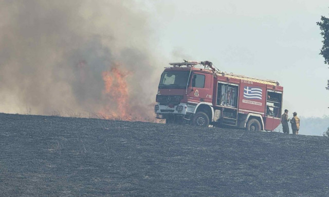 Σε ύφεση η φωτιά στα Λεχαινά – «Οι άνεμοι έπεσαν και σωθήκαμε», λέει ο Δήμαρχος Ανδραβίδας