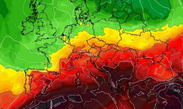 Καιρός: Το GFS τα «τινάζει» όλα στον αέρα - Ανατροπή με τον καύσωνα βλέπουν οι Αμερικανοί