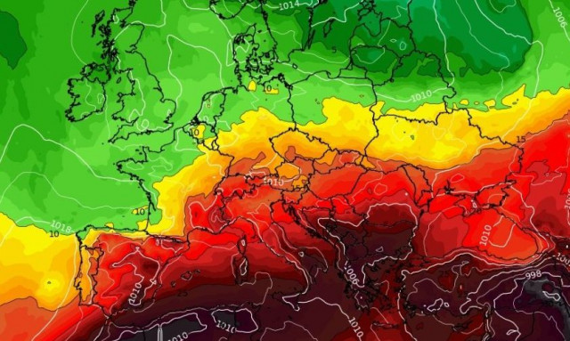 Καιρός: Το GFS «δείχνει» θερμή εισβολή μετά τον 15αύγουστο - Έρχεται αφρικανικός καύσωνας
