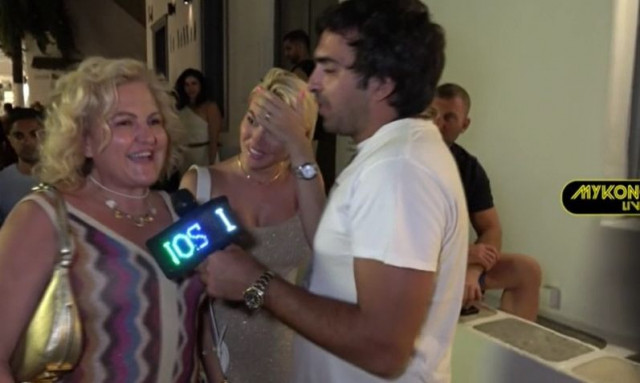 Η Αλεξάνδρα Παναγιώταρου με τη μητέρα της στη Μύκονο - Δείτε βίντεο