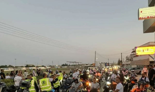 Κύπρος: Ρίγη συγκίνησης - Εγκαίνια μνημείου Ισαάκ και Σολωμού- Στο σημείο η μοτοσικλέτα του Τάσου