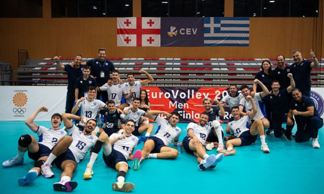 Βόλεϊ: Νίκη για την Εθνική Ελλάδας στη Γεωργία και «αγκαλιά» με την πρόκριση!
