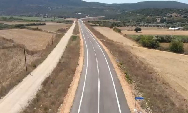 Στην κυκλοφορία η παράκαμψη του Αγίου Νικολάου στον οδικό άξονα Βόνιτσα – Λευκάδα