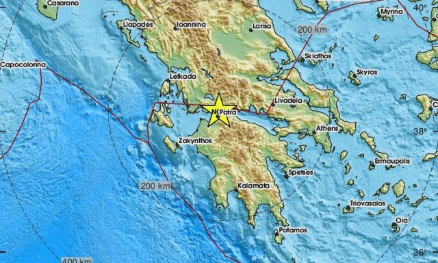 Σεισμός στο Αντίρριο - Αισθητός και στην Πάτρα