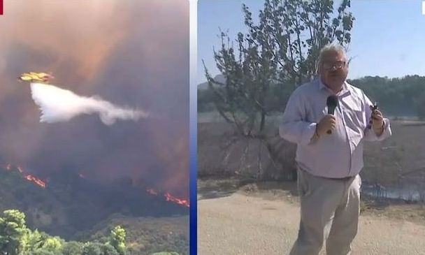 Φωτιά στην Πάτρα: «Να φύγεις γιατί έτσι γουστάρω» – Επεισόδιο με δημοσιογράφο του ΣΚΑΪ