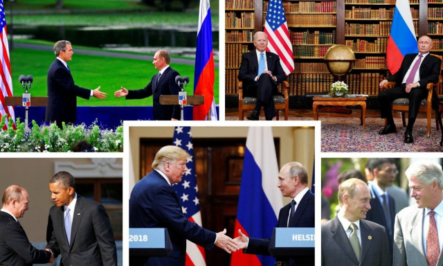 Πούτιν: Από τον Κλίντον στον Τραμπ, φλερτ και απογοήτευση - 5  πρόεδροι, 49 συναντήσεις σε 25 χρόνια