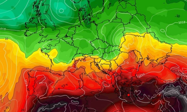 Καιρός: Το GFS.... τα καίει όλα ξανά - Οι Αμερικανοί «βλέπουν» 40άρια για 48 ώρες παντού!