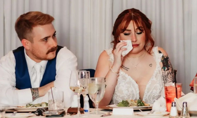 Το πρόσωπο της νύφης παρέλυσε και δεν μπορούσε να χαμογελάσει την ημέρα του γάμου της λόγω άγχους